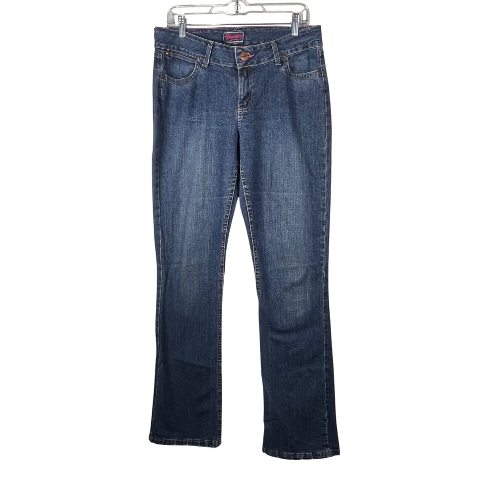 Wrangler Jeans Women Blue Premium Patch Bootcut Denim 9/10x36